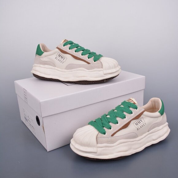 Maison MIHARA YASUHIRO Blakey Sneakers Green Cream